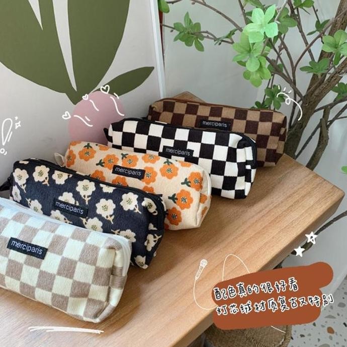 

Ready_Stock_Cod [Miloli] Kotak Pensil Kain Soft Minimalis Aesthetic Korean Style Stationery - F0155 Ke-54