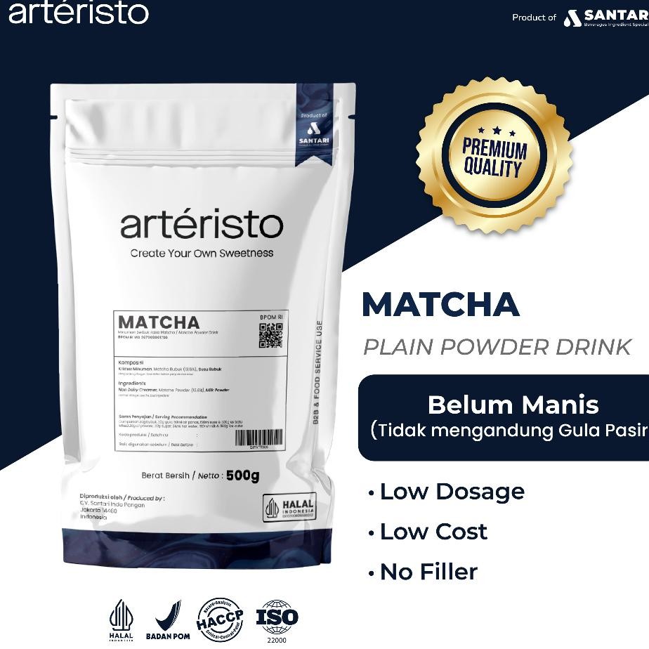 

Arteristo Matcha Powder Drink Gr Tanpa Gula Pasir Bubuk Minuman N