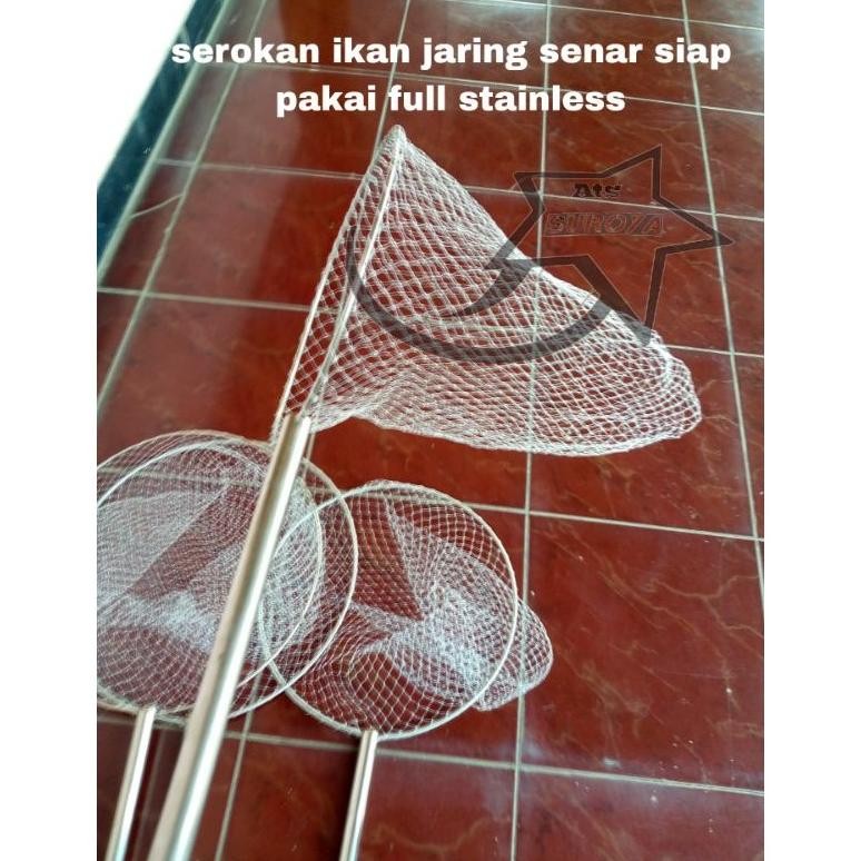 Terlaris Jaring Seser Ikan Bahan Senar Full Stainless/Seser Ikan Siap Pakai Rf-45
