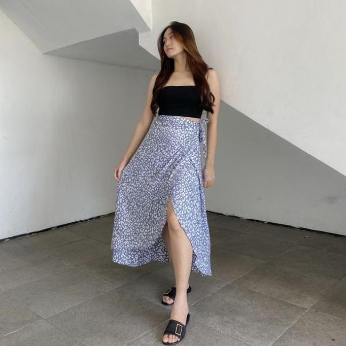 Liona Sarung Wrap Skirt / Rok Wanita / Rok Lilit / Rok Panjang