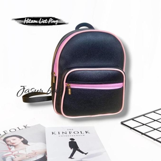 DT7 >> Tas Ransel Mellisa Serbaguna Tas Gendong kulit sintetis multifungsi wanita Sekolah Cewek Back