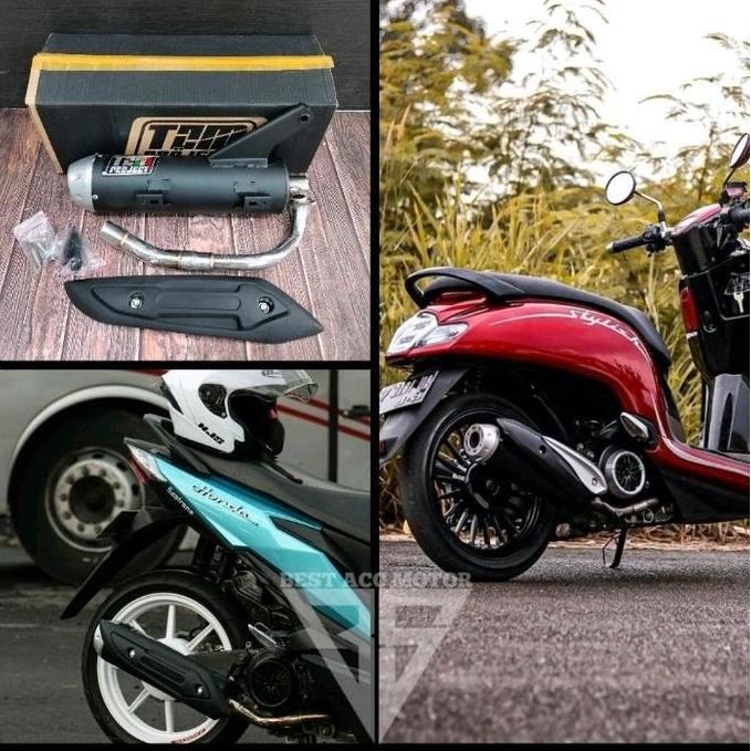 Jual Knalpot Tzm Project Scoopy Beat Fi Esp Karbu Knalpot Std Non Ss Pro Tzm Project Vario 110 Spacy