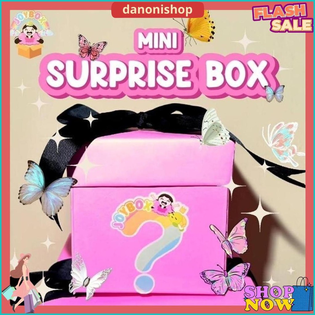 

Mini Surprise Box Flying Butterfly By Joybox / Gift Box Kado Ulang Tahun Anak Kejutan / Explosion Box Kejutan Original Produk