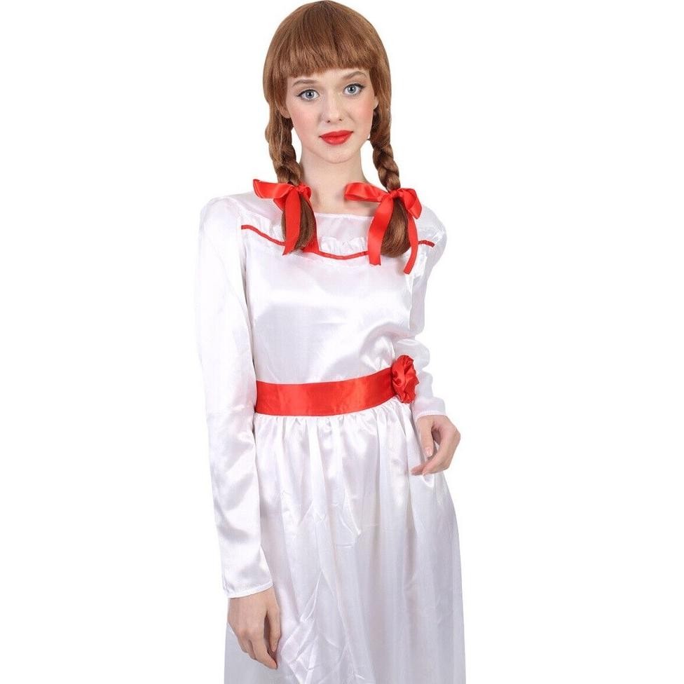 CR - Kostum Anabel Cosplay Boneka Annabelle Costume dewasa Adult All size Halloween | kostum anabel 