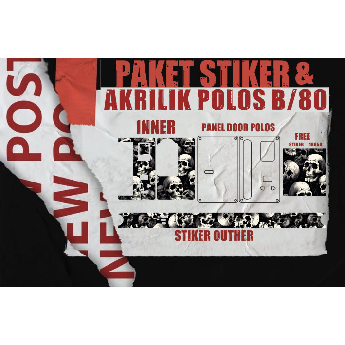 

Terlaris Presisi Paket Stiker Vynil Akrilik Polos B80 7 Casing/Stiker Panel Vynil Bisa Custom Dan COD
