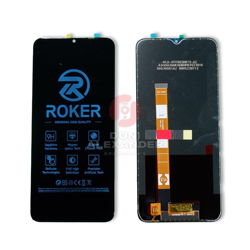 Kuke Lcd Touchscreen Oppo A16 - A16S - Lcd Realme C25 - C25S - Lcd Realme Narzo 50A Complete Fullset
