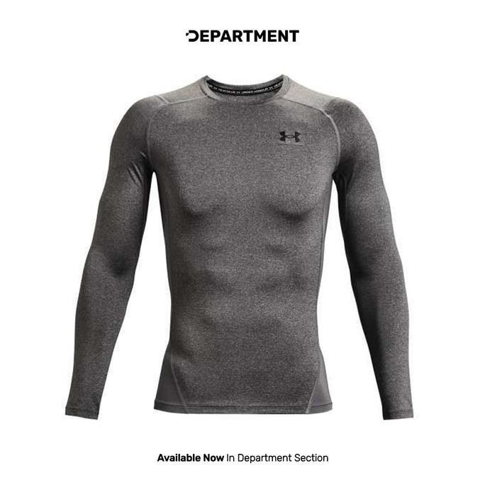 TERMURAH - Kaos Training Pria UNDER ARMOUR HG ARMOUR COMP LS 624090