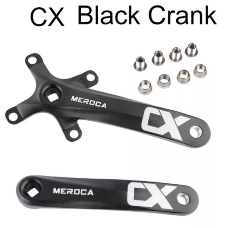 Premium Meroca Crank Arm BB Kotak BCD 104 Arm Crank Sepeda High Quality