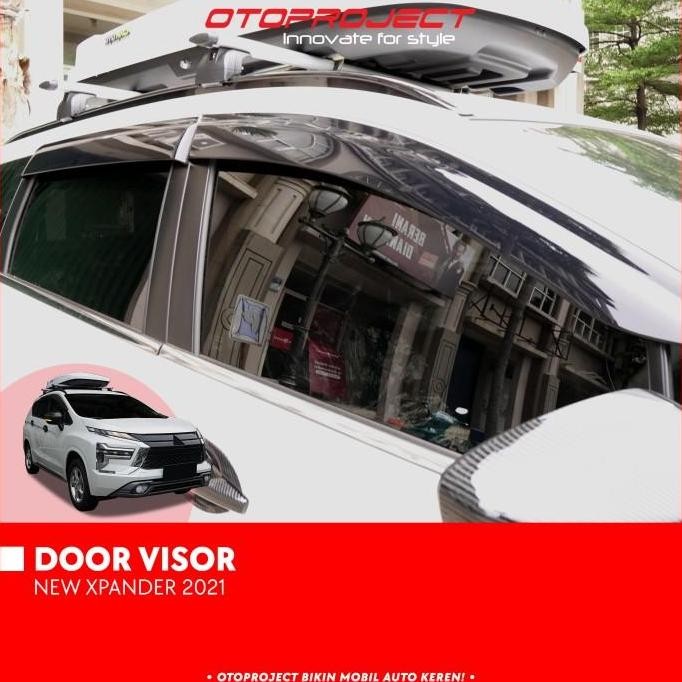 TERMURAH - Otoproject - Door Visor Xpander Injection Ori Design | Talang Air Xpander