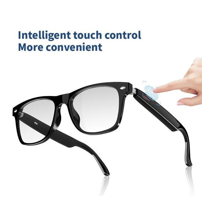TERBARU! Kacamata ELAVO Pintar AI Translator bahasa Smart Glasses Earphone Headset Bluetooth Anti UV