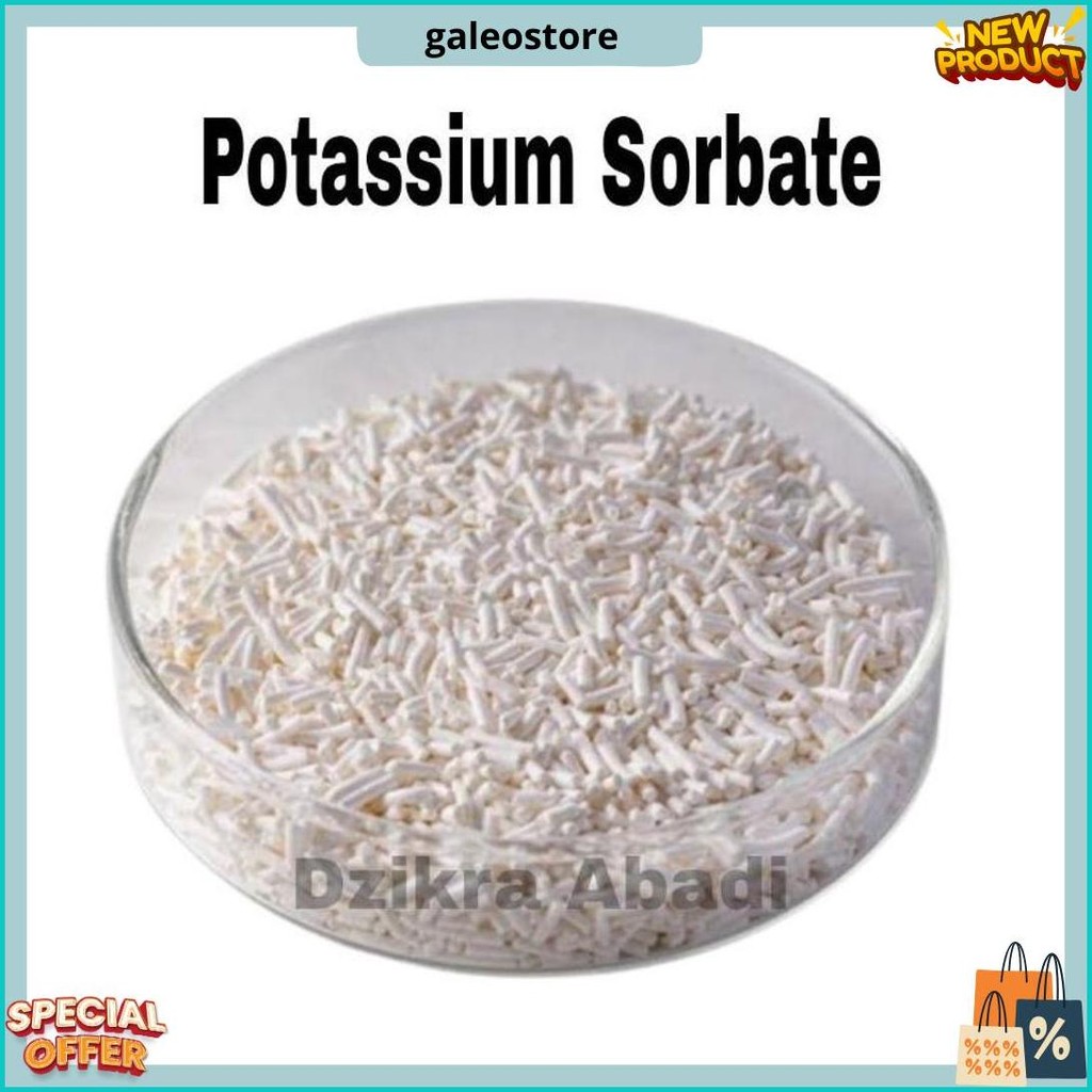 

Potassium Sorbate Kalium Sorbate Pengawet Makanan 100 Gr Bisa Cod