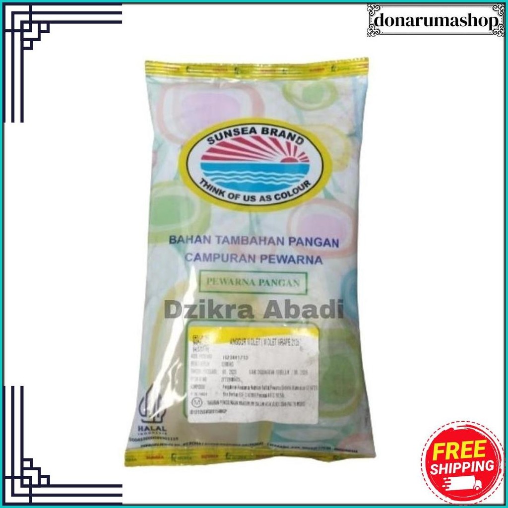 

Pewarna Makanan Bubuk Violet Grape Ungu 2125 ( Roha ) 500 Gr Original Produk