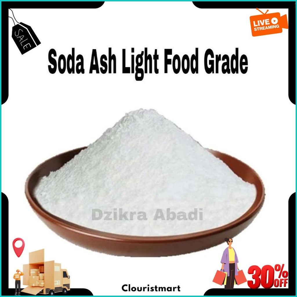 

Soda Ash Light Food Grade Sodium Karbonat Natrium Karbonat 1 Kg Terlaris