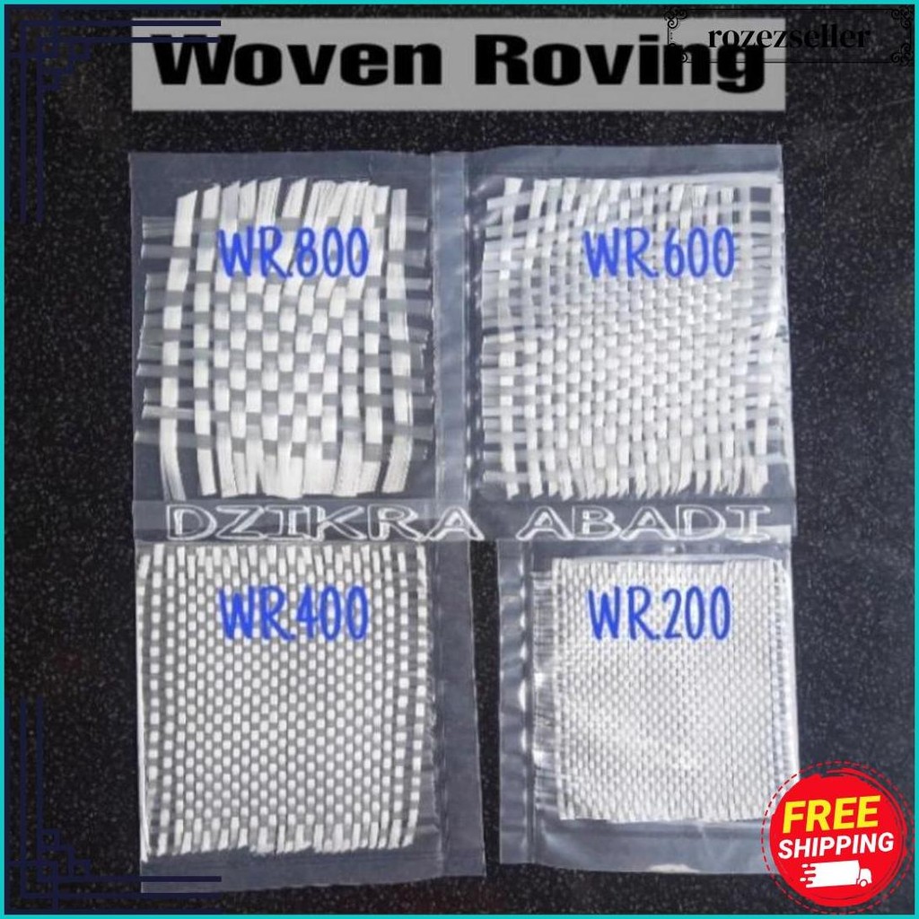 Matt 400 Woven Roving Wr 400 Fiberglass 1.Kg Original Produk