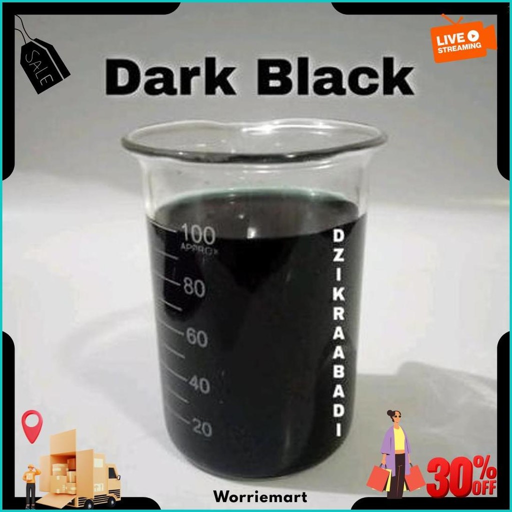 Pewarna Makanan Bubuk Dark Black Hitam 100.Gr Original Produk