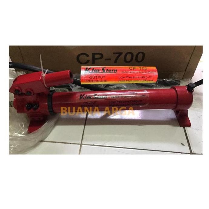 Pompa busbar Hydraulic hidrolik Hand Pump CP-700 KlarStern manual