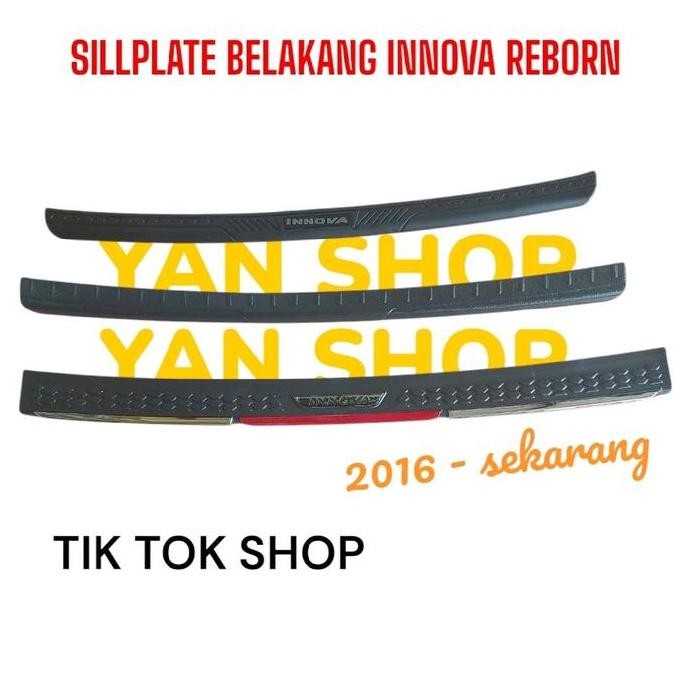 TERBARU - sillplate silplate BELAKANG Bagasi Mobil Toyota Inova Innova Reborn 206 207 208 209 2020 2