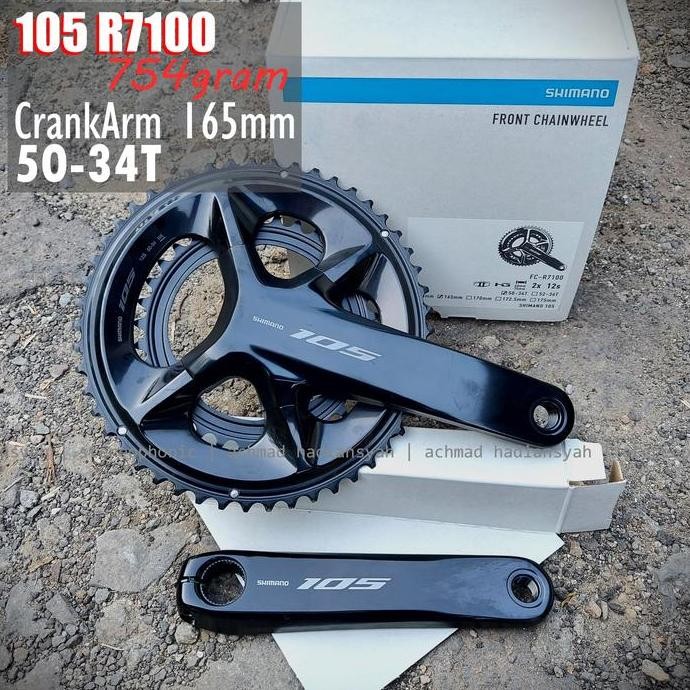 Promo Crank 105 R7100 50-34 Crank Arm 165mm Crank R7100 50 34 Crank Arm 170 COD