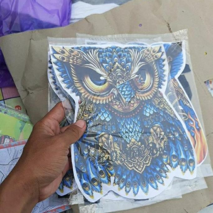 //TERLARIS layangan celepuk kertas mini