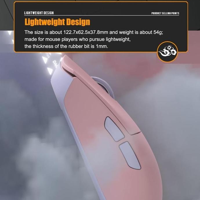 Darmoshark M3s Pro 4k Varun Wireless Ultra Light Ambi Gaming Mouse