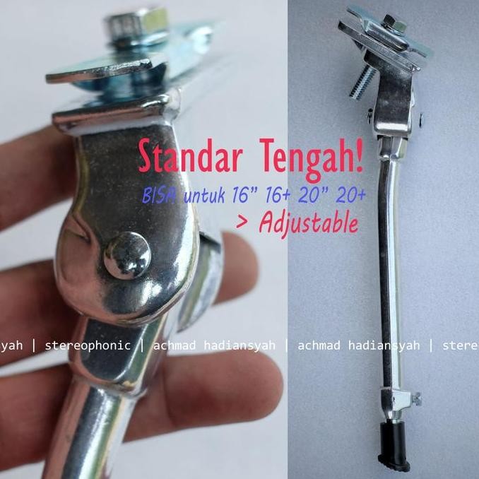Promo Bike Kickstand Standar Jepit Tengah Standar Tengah Seli 16inch Standar COD