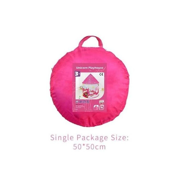 Tenda Anak Model Unicorn Tent - Tenda Anak Rumah Pink - Import