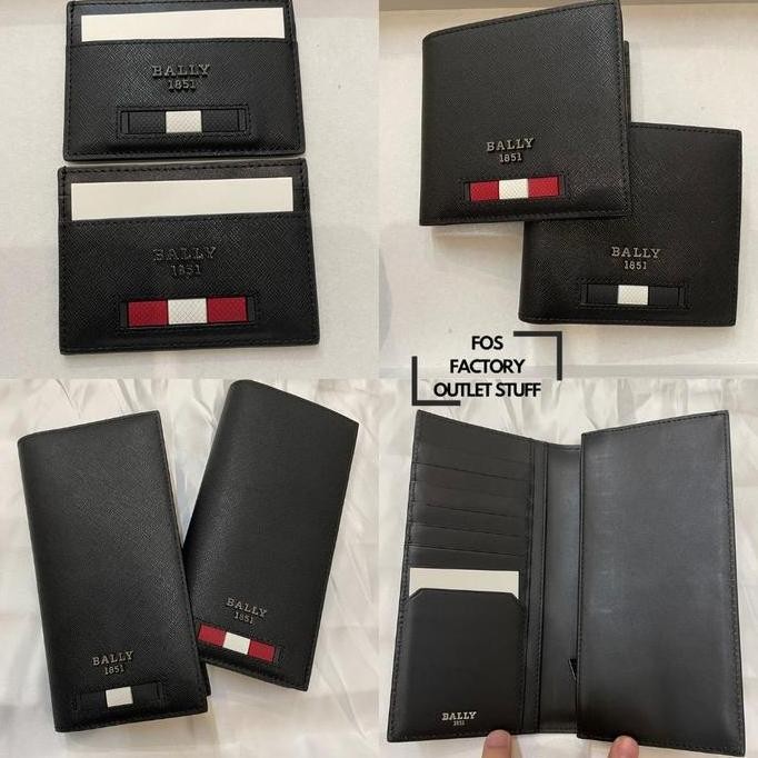 Dompet Pria Minimalis Dompet Card Holder Long Wallet Pria Bally Bhar