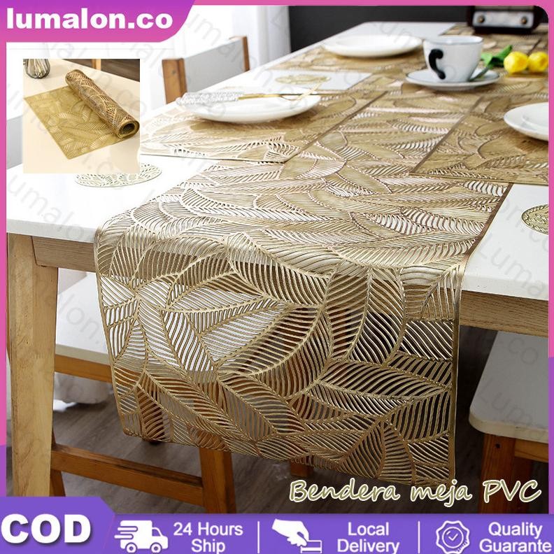 Lumalon Table Runner Taplak Meja Tamu / Taplak Meja Makan / Taplak Meja Tamu Panjang 180 Cm / Makan 