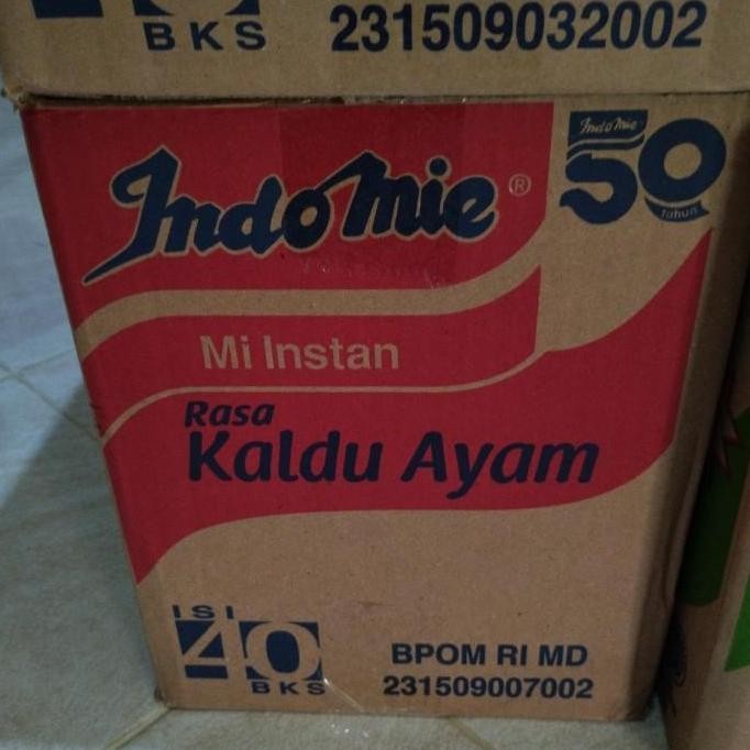 

Indomie Kaldu ayam / Ayam bawang / Soto / Kare - 1 karton (isi 40 pcs)