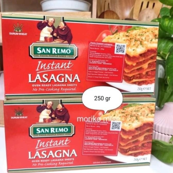 

san remo lasagna instant / lasagna san remo instant / lasagna sheet