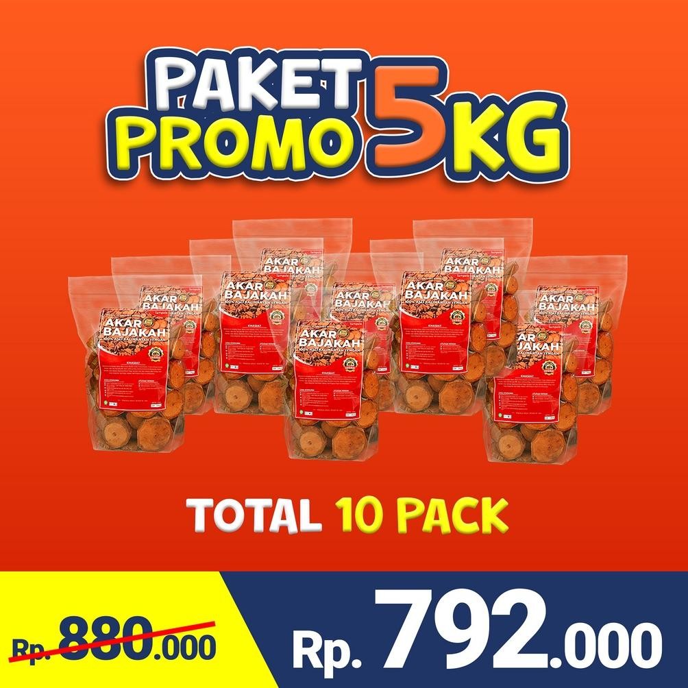 

[Paket 5Kg] Akar Bajakah Tampala Merah Herbal Kering Obat Tumor Kanker Asli Kalimantan 100% Original