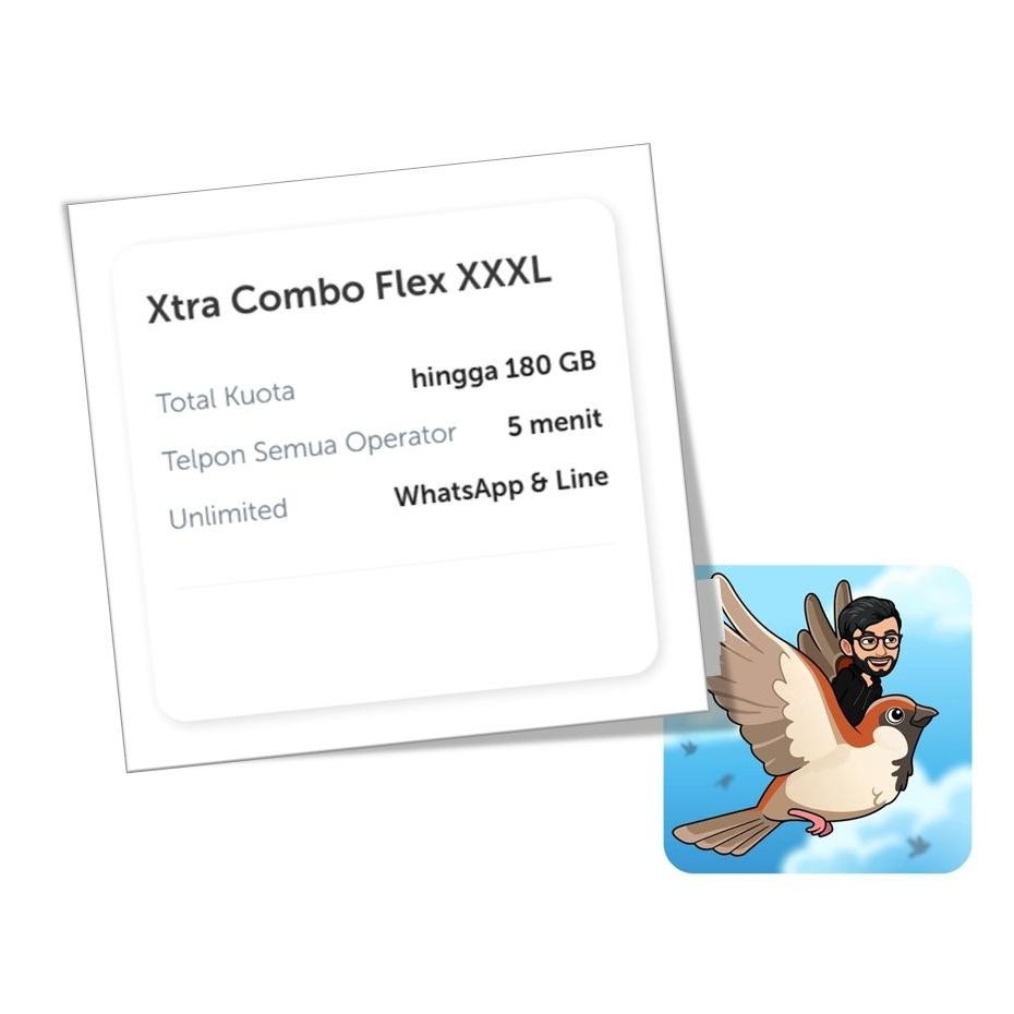 Xtra Combo Flex Xxxl - Kuota Xl - Paket Data Xl