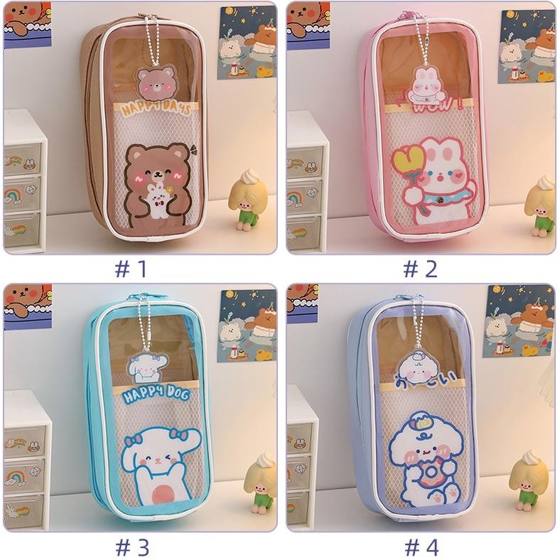 

Promo Tempat Pensil Transparan Anti Air Motif Kartun Kawaii Dengan Resleting Sd-46