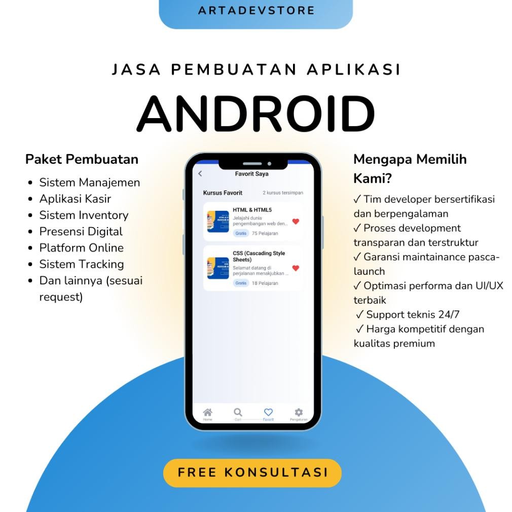 Jasa Pembuatan Aplikasi Android | Jasa Aplikasi Android