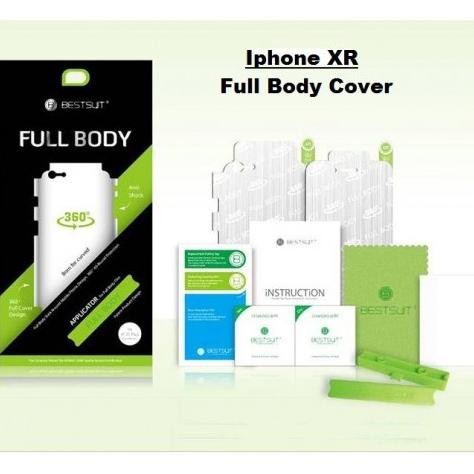 Original Anti Gores Iphone Xr - Full Set 2 In 1 / Full Body Curved / Depan Dan Belakang 0.2 Mm Termu