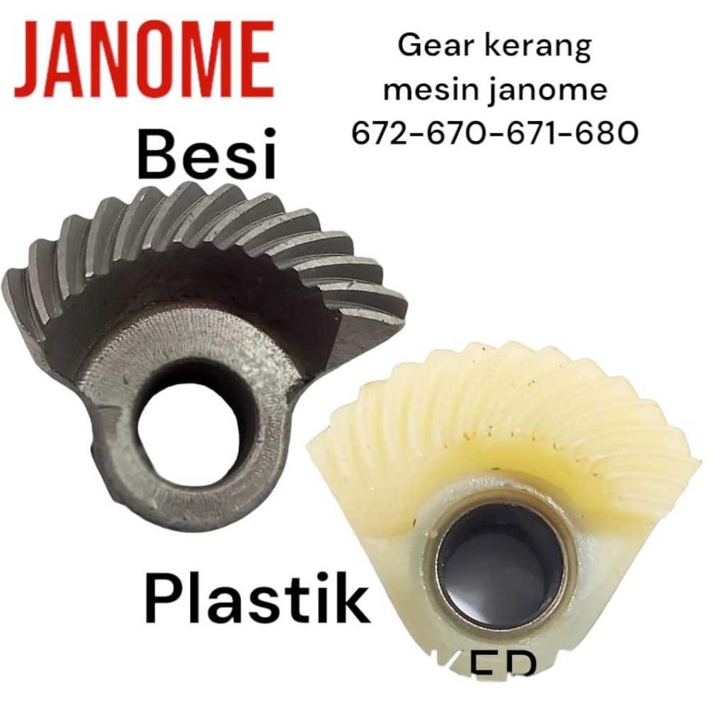 JANOME GENUINE PART gi kerang mesin jahit janome 672 Gear kerang Mesin Jahit Janome 672