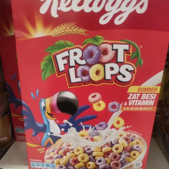 

Kelloggs Froot Loops Sereal Sarapan 300G