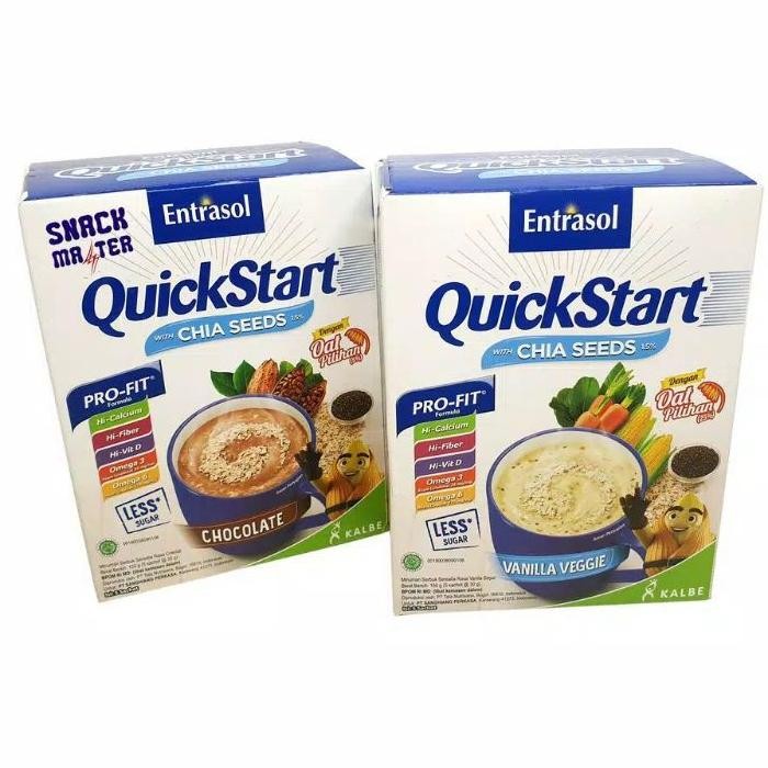 

Entrasol Qui Start Cereal Vanilla Vanilacoklat Chocolate 5X30 G