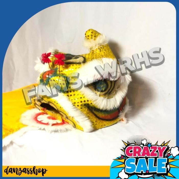 Barongsai Anak Dewasa Bahan Karton Tebal Kokoh Barongsai Kedip Bf 1