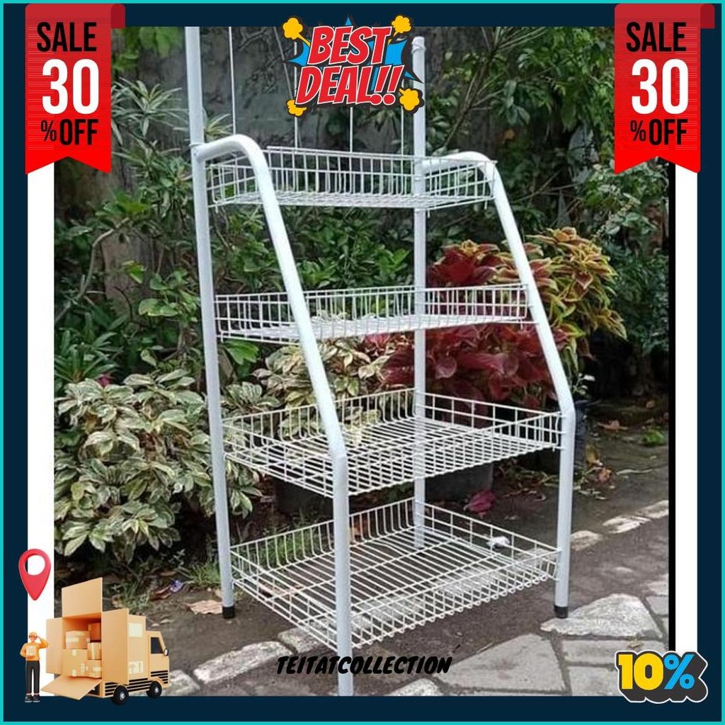 Rak Ciki Serbaguna/Rak Roti 4 Susun/Rak Roti 3 Susun/Rak Roti/Rak Ciki/Rak Serbaguna/Rak Jumbo Siap 