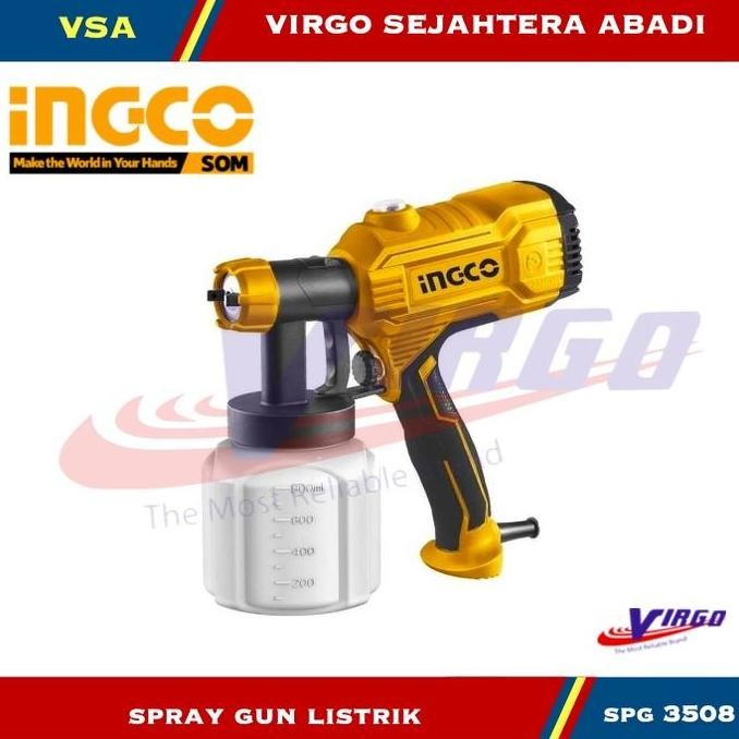 TERMURAH - INGCO SPG3508 SPRAY GUN LISTRIK HeavyDuty SPG 3508