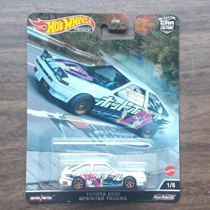 TP Hotwheels Premium Mountain Drifters- Toyota AE 86 Sprinter Trueno