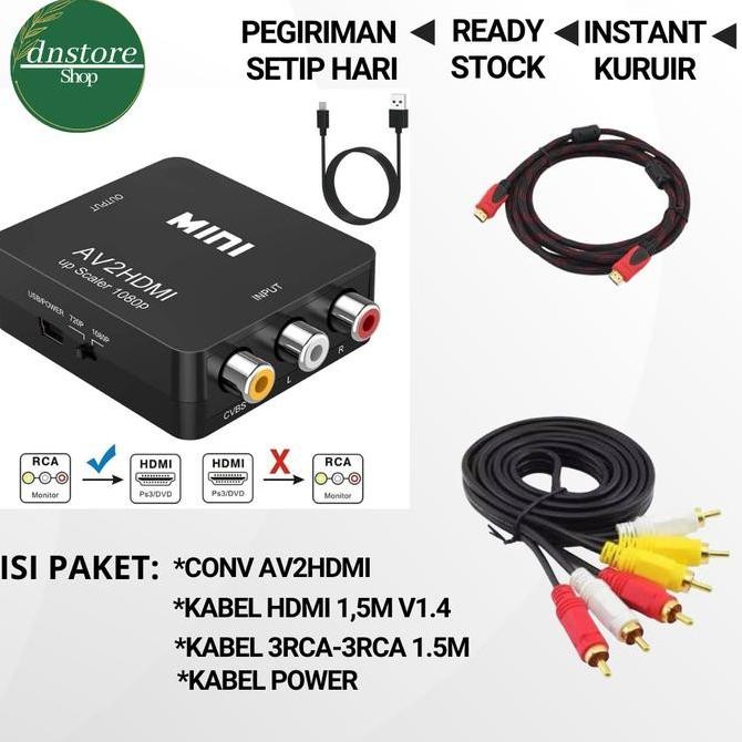 DS47 >> ps to hdmi TV / rca to hdmi converter