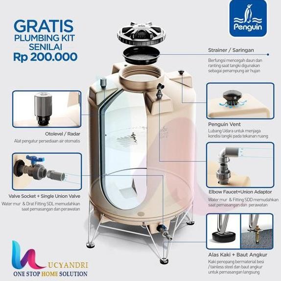 Harga Tangki Air, Toren Air, Tandon Air Penguin TD 110