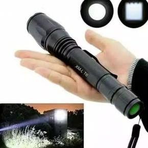 Senter SWAT Police LED T6 / 99000w - Senter Emergency SWAT mini -senter kompas- Batrai Cadangan Bate