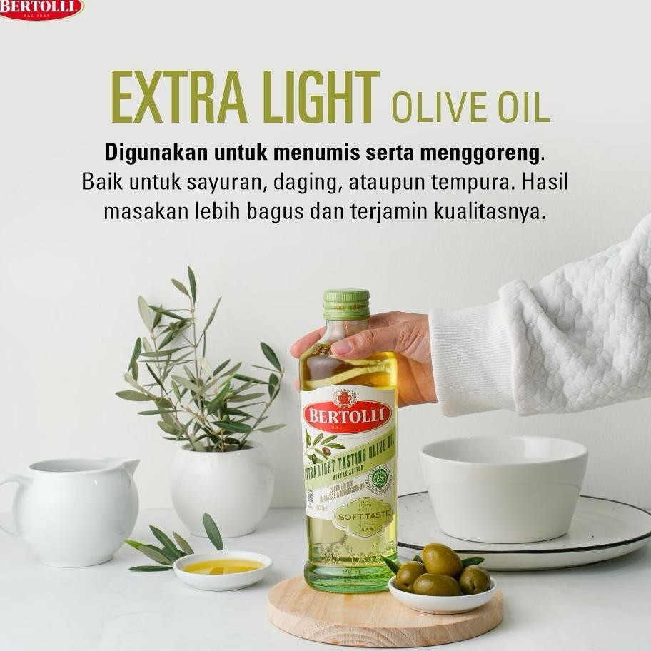 

Bertolli Minyak Zaitun O Oil Extra Virgin Extra Lht Classico O Oil Ml
