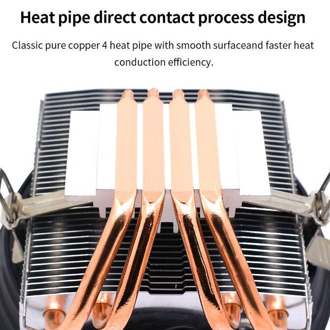 Grosir TISHRIC Processor Cooler CPU Cooling Fan RGB PWM 4Pin Heatsink Original