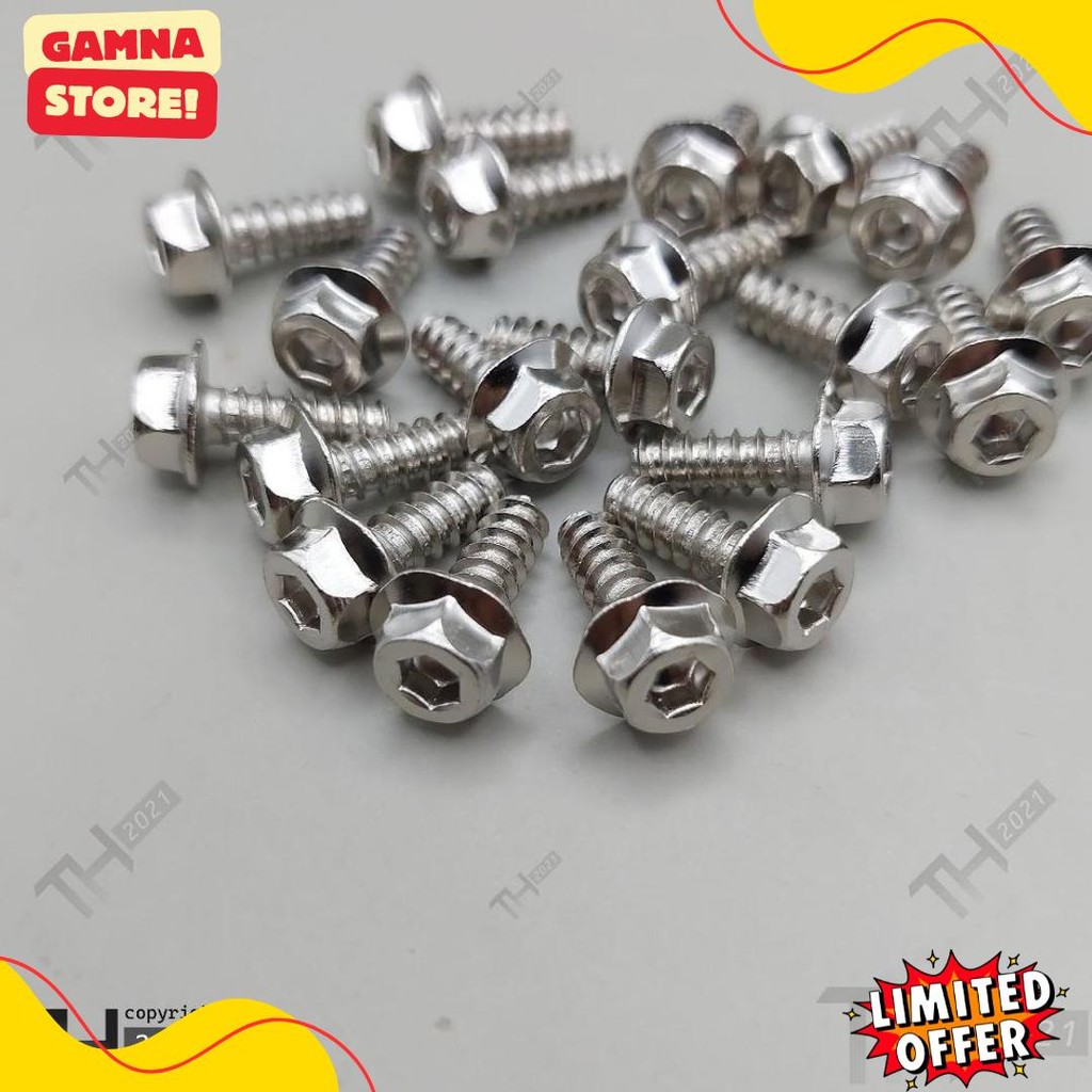 Cod Baut Body Mio Sporty Isi 20Pcs-Baut Body Mio Smile Isi 20Pcs-Baut Probolt Body Yamaha