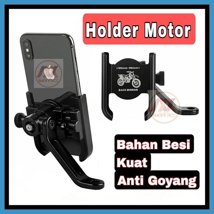 CCS Holder Motor Kaca Spion Bahan Besi Metal Universal Holder Spion 03-H2