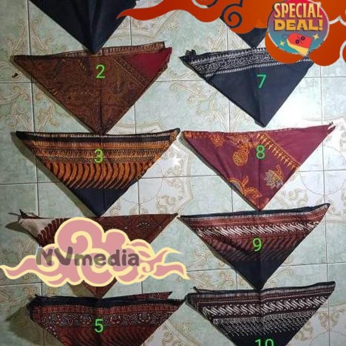 Siap Dikirim Udeng Jawa Segi Empat/ Udeng Batik ( 18 Motif )